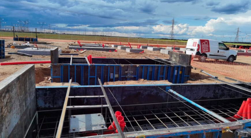 MOVIMIENTO DE TIERRAS Y OBRA CIVIL PARA SUBESTACION ELECTRICA DE PARQUE SOLAR Y PARQUE EOLICO EN LA MUDARRA (VALLADOLID)